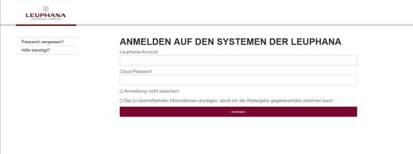 Leuphana-Account