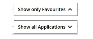 showing/hiding applications