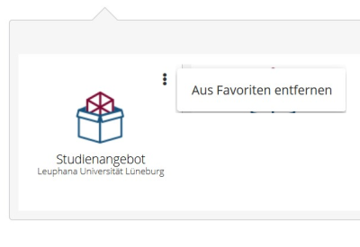Favorit aus Ordner entfernen