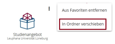 Favorit einem Ordner hinzufügen