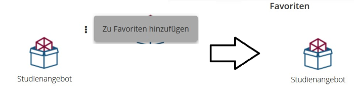 Einen Favoriten setzen